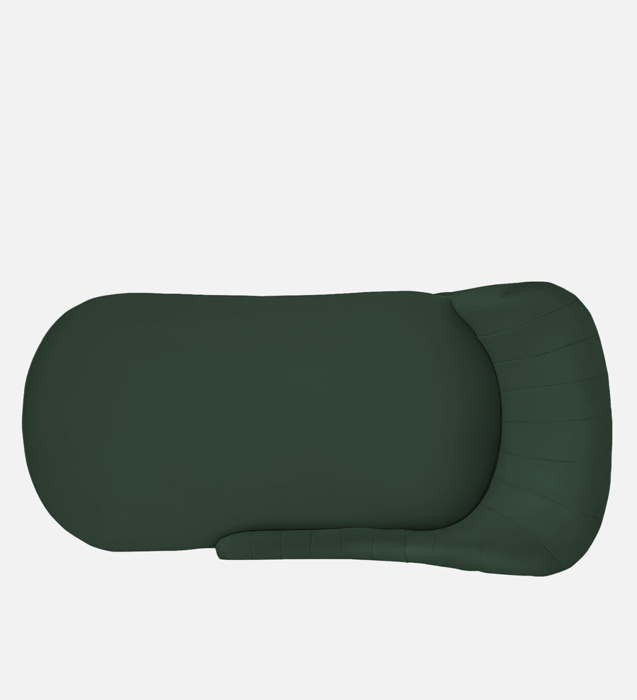Flora Velvet Lhs Chaise Lounger In Amazon Green Colour - Febonic Living