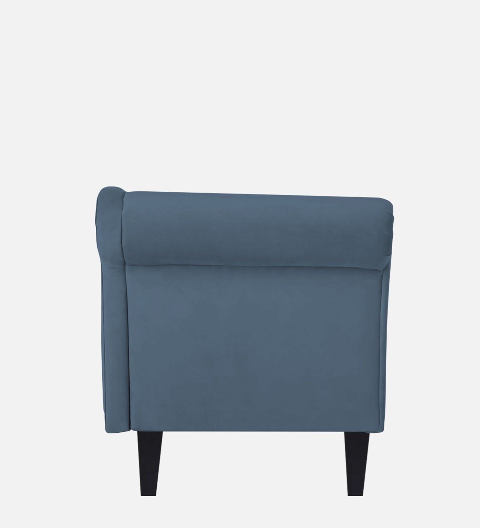 Rana Velvet RHS Chaise Lounger In Oxford Blue Colour