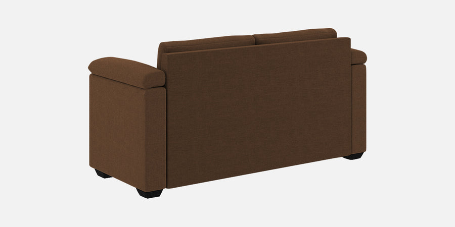 Andres Fabric 2 Seater Sofa In Chestnut Brown Colour - Febonic Living
