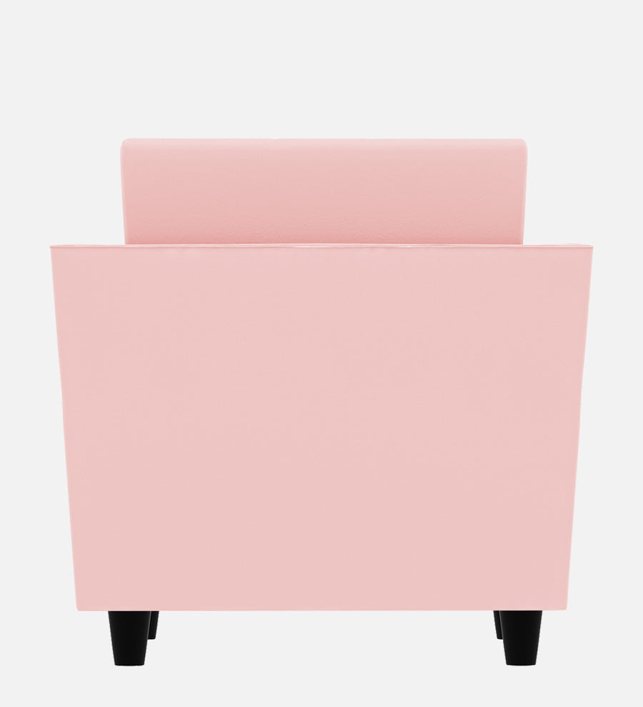Bristo Velvet 1 Seater Sofa In Millennial Pink Colour With Storage - Febonic Living