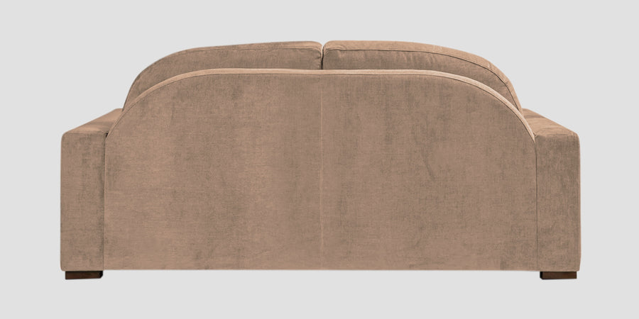 Dara Fabric 2 Seater Sofa In Cookie Beige Colour - Febonic Living