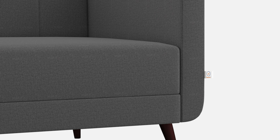 Wiki Velvet 3 Seater Sofa In Davy Grey Colour - Febonic Living
