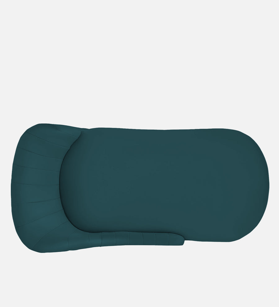 Flora Velvet Rhs Chaise Lounger In Arabian Green Colour - Febonic Living