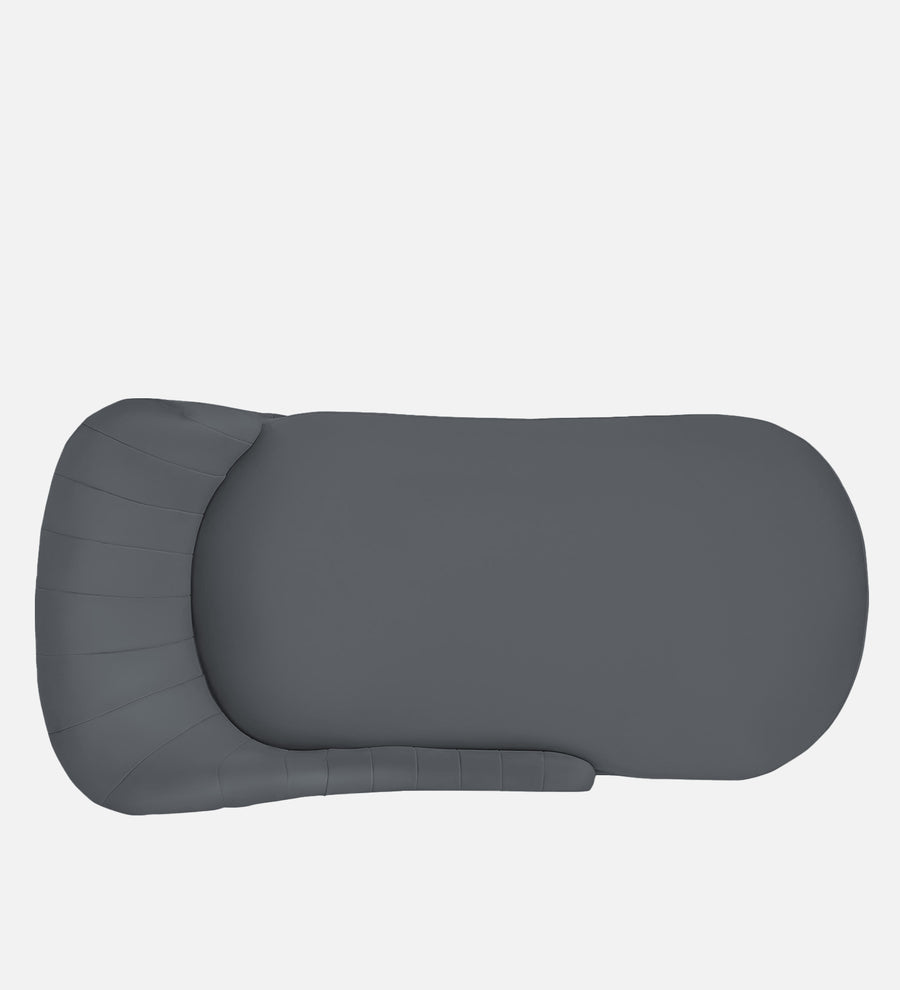 Flora Velvet Rhs Chaise Lounger In Pubble Grey Colour - Febonic Living