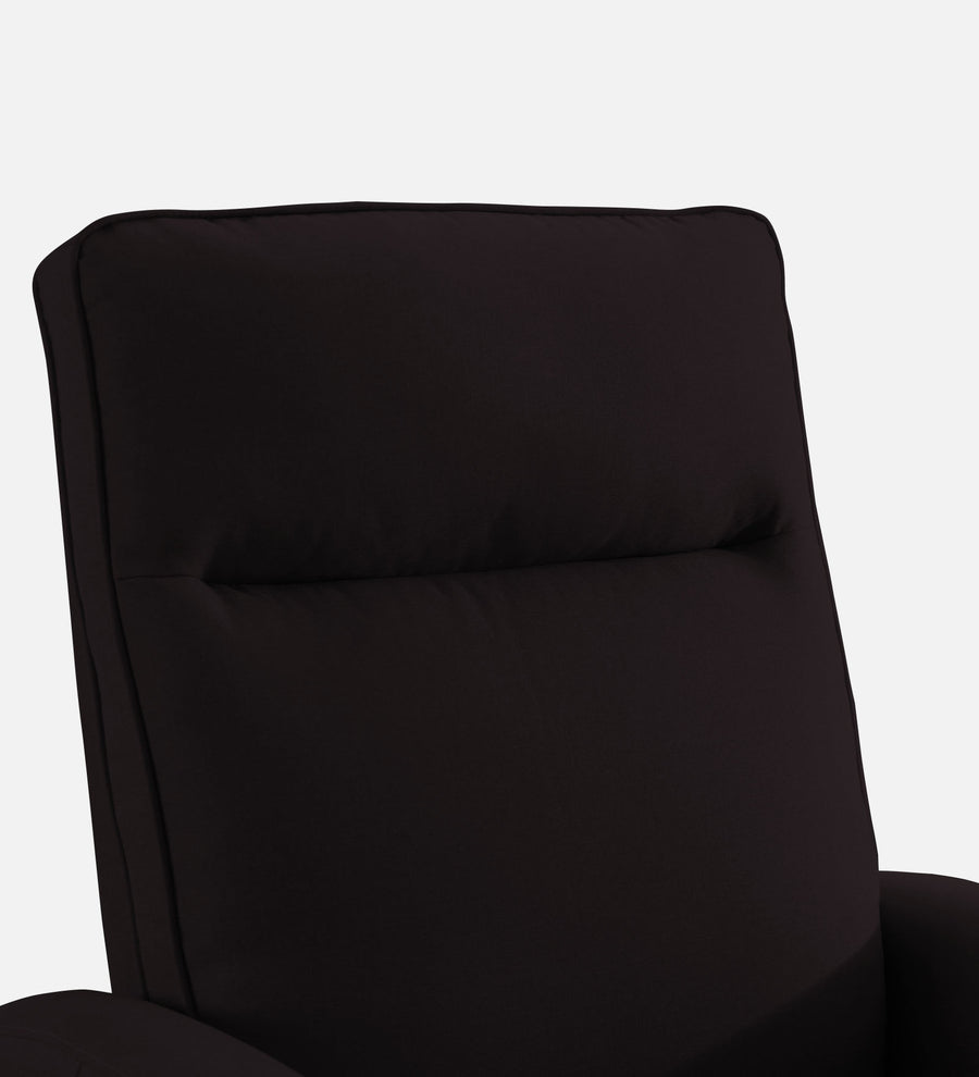 Logan Fabric 1 Seater Motorized Recliner In Cara Brown Colour - Febonic Living