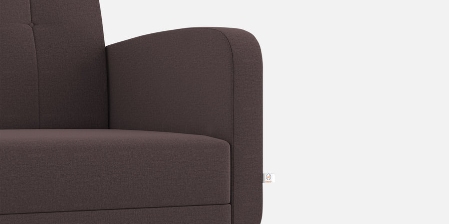 Wiki Velvet 2 Seater Sofa In Mocha Brown Colour - Febonic Living