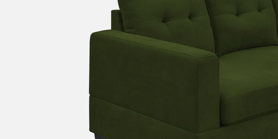 Thomas Fabric Lhs Sectional Sofa 2 Lounger In Olive Green Colour - Febonic Living