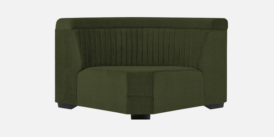 Draco Fabric 6 Seater Corner Sofa In Olive Green Colour - Febonic Living