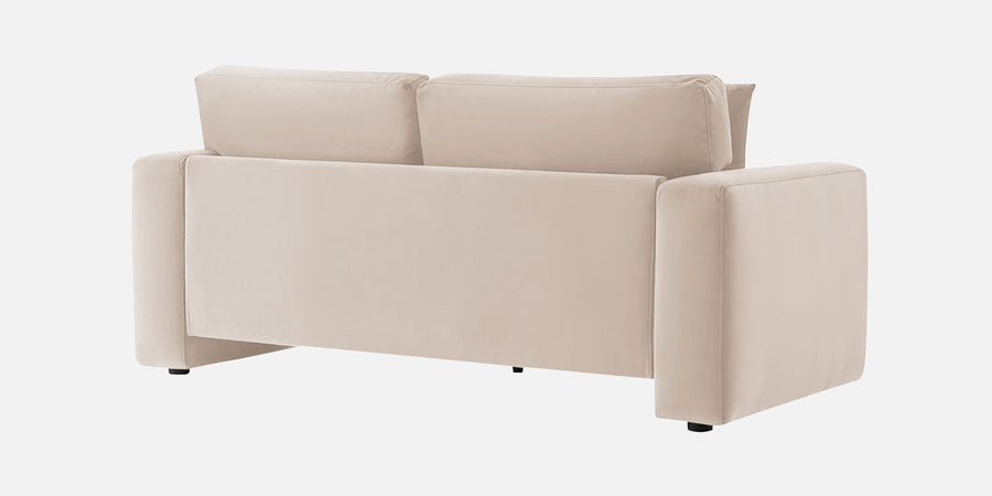 Kosta Velvet 2 Seater Sofa In Camel Beige Colour - Febonic Living