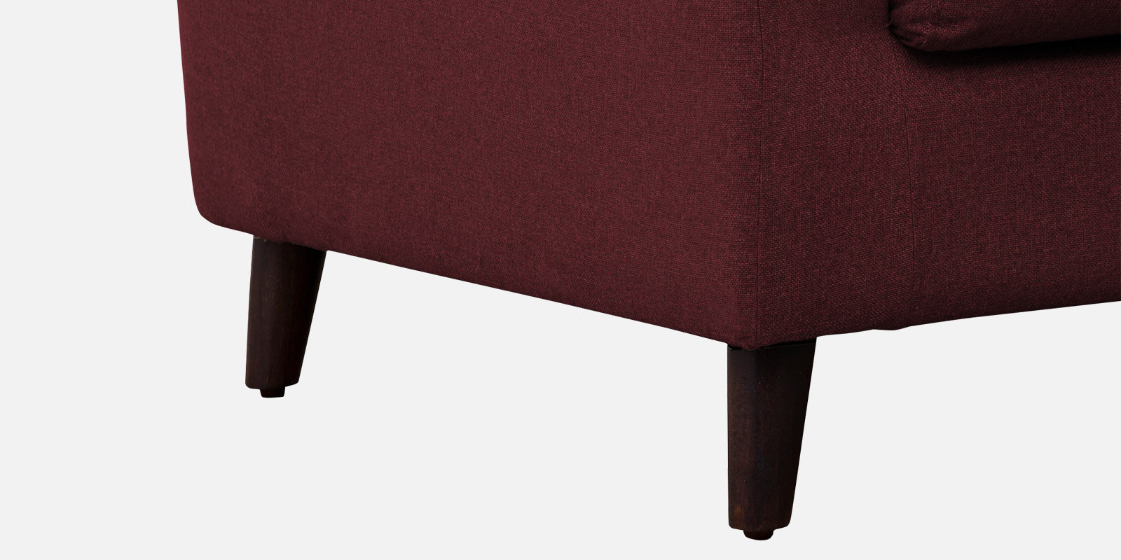 Kevin Fabric 2 Seater Sofa in Blood Maroon Colour