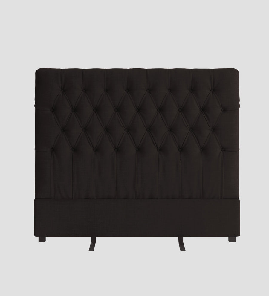 Isko Fabric Upholstered King Size Bed In Cara Brown Colour With Box Storage - Febonic Living