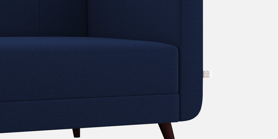 Wiki Velvet 3 Seater Sofa In Indigo Blue Colour - Febonic Living