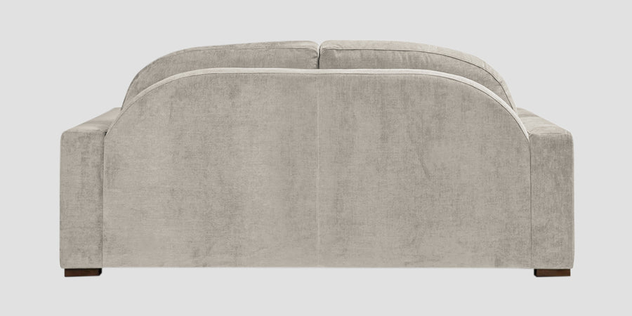 Dara Fabric 2 Seater Sofa In Ash Grey Colour - Febonic Living