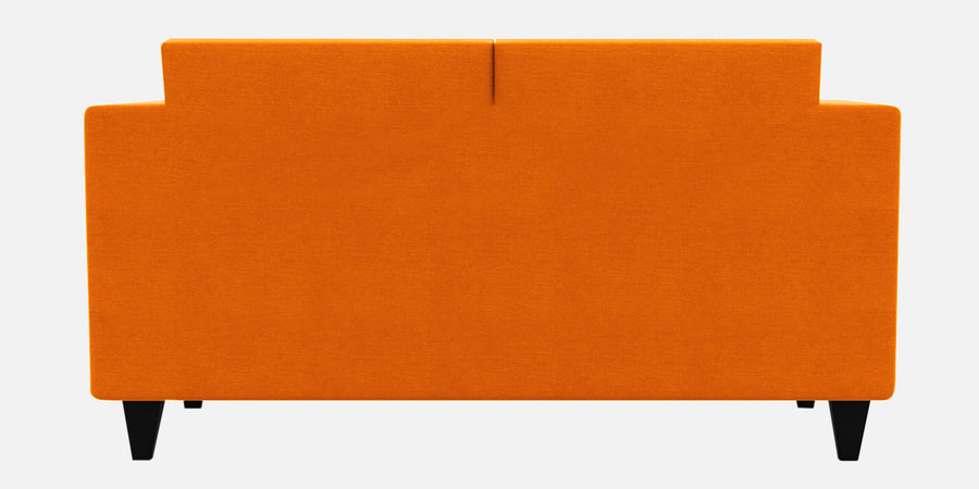 Nipul Fabric 2 Seater Sofa In Vivid Orange Colour - Febonic Living