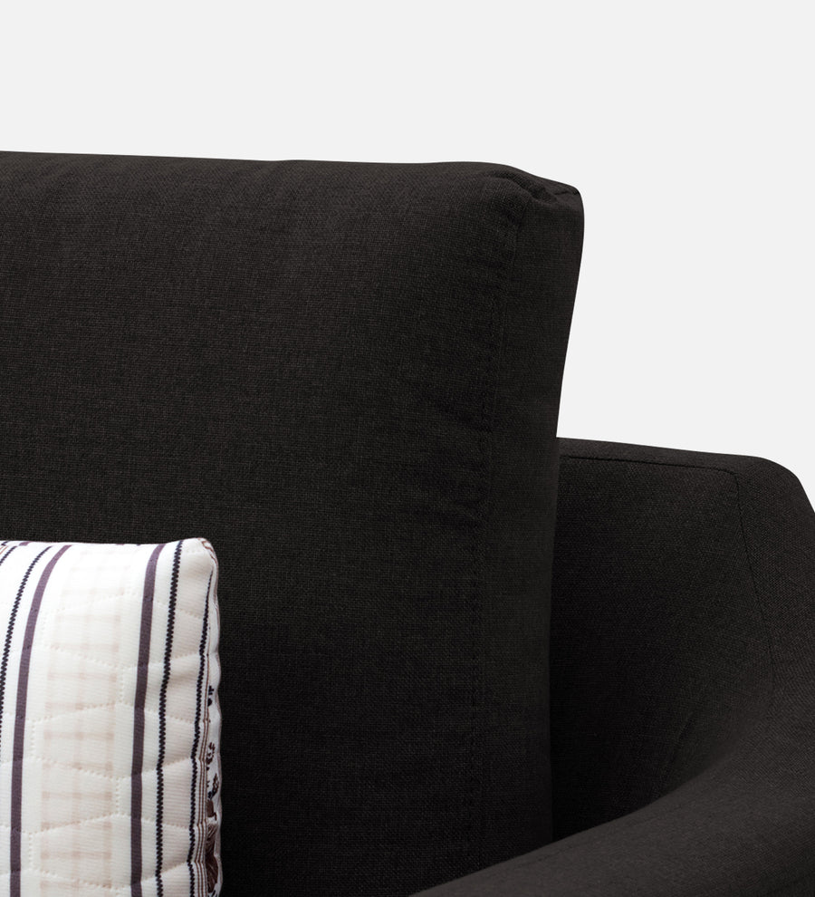 Kevin Fabric 1 Seater Sofa In Cara Brown Colour - Febonic Living