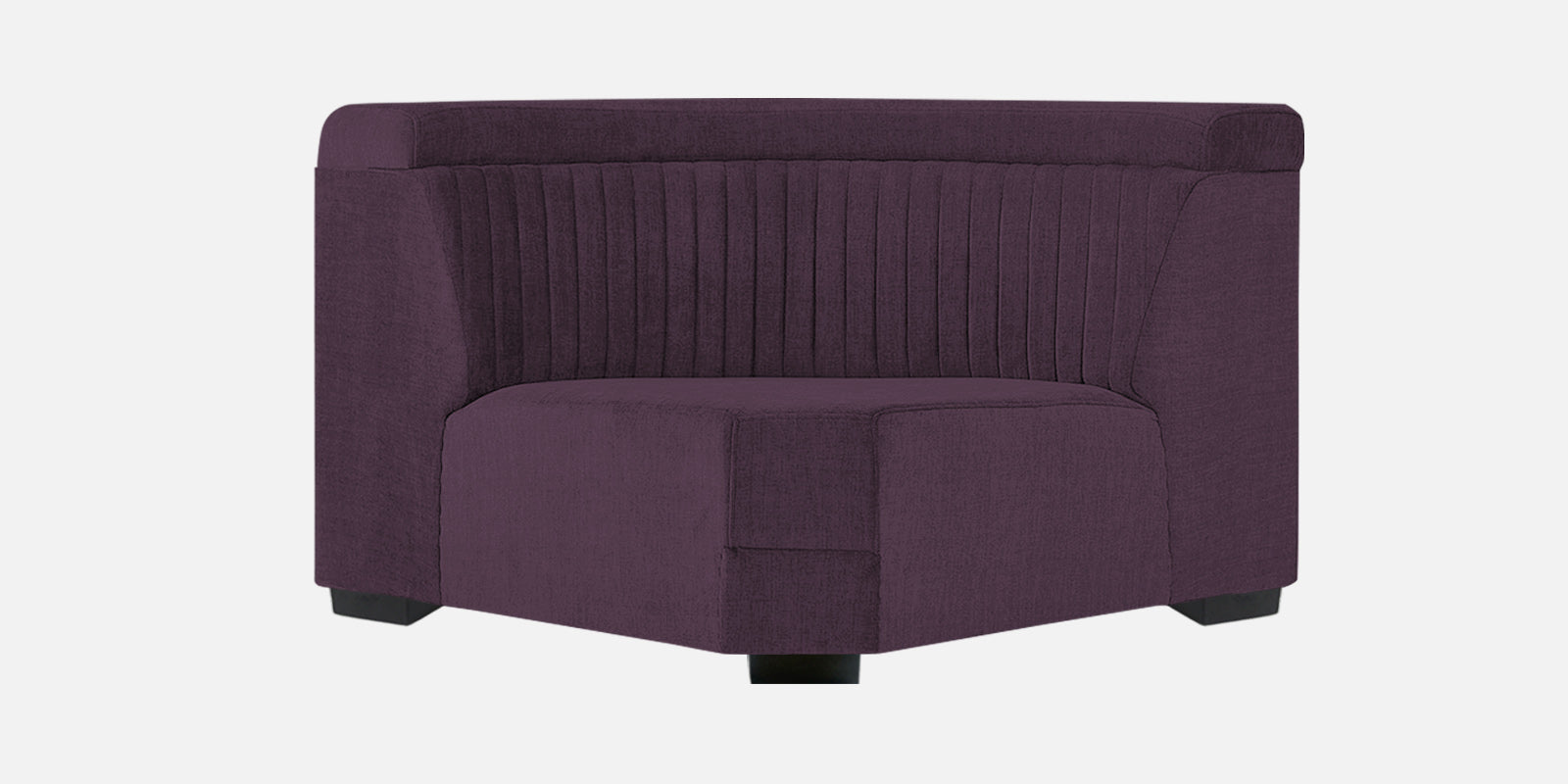 Draco Fabric 6 Seater Corner Sofa In Greek Purple Colour - Febonic Living