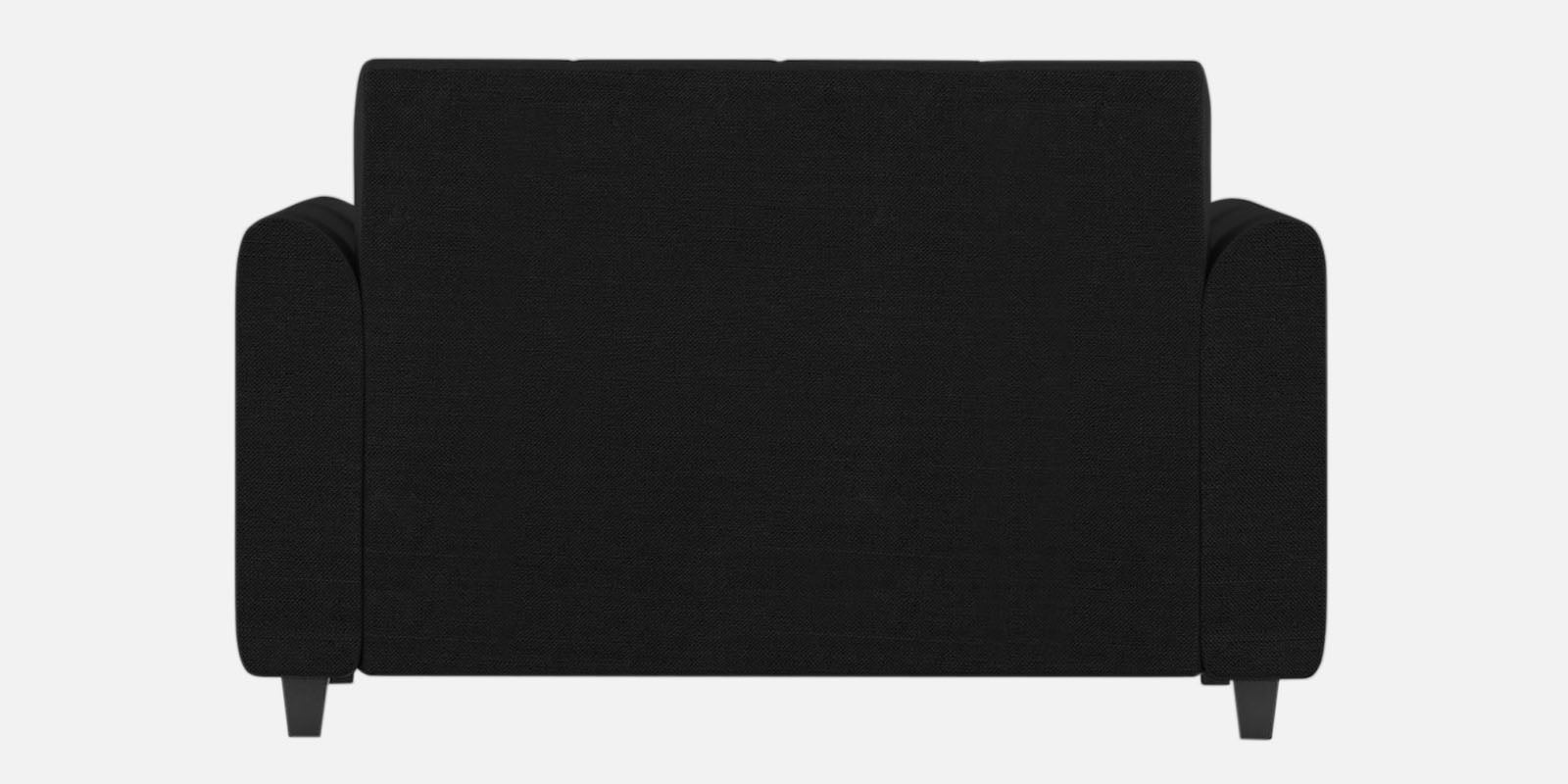 Denmark Fabric 2 Seater Sofa in Zed Black Colour