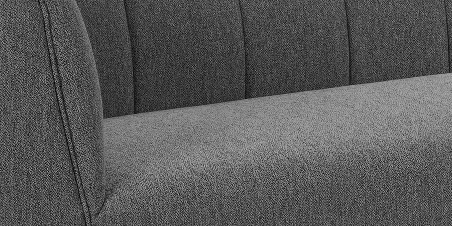 Chastin Fabric 2 Seater Sofa In Charcoal Grey Colour - Febonic Living
