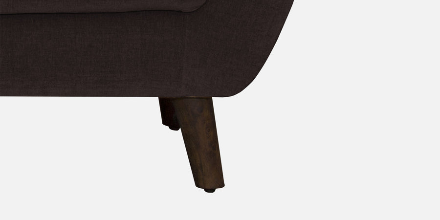 German Fabric 2 Seater Sofa In Dark Brown Colour - Febonic Living