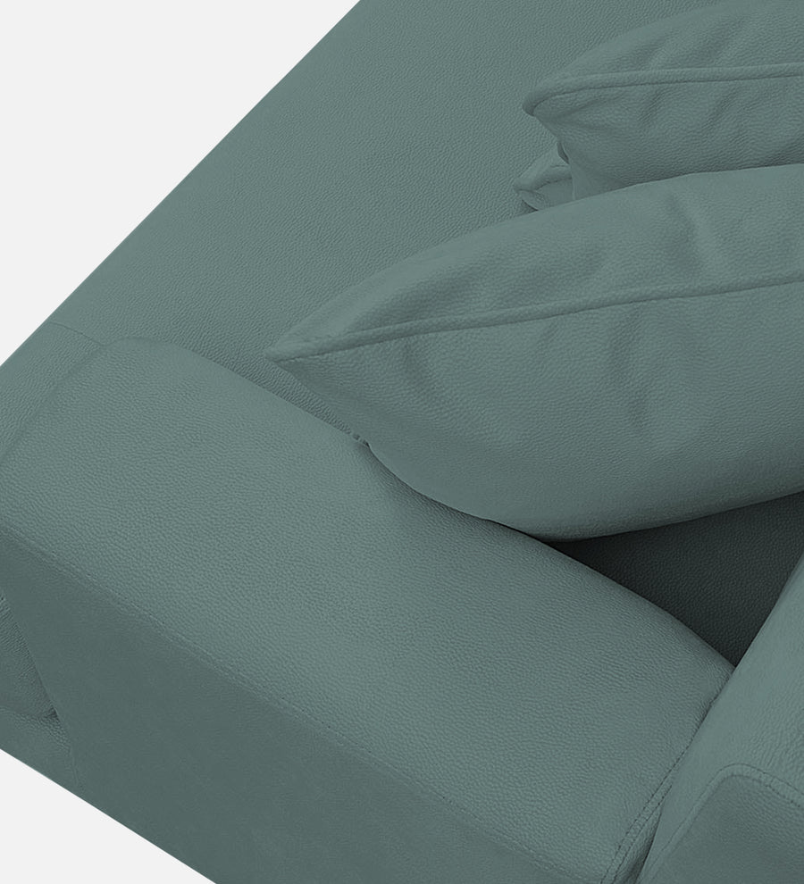 Woody Fabric 1 Seater Sofa In Pista Green Colour - Febonic Living