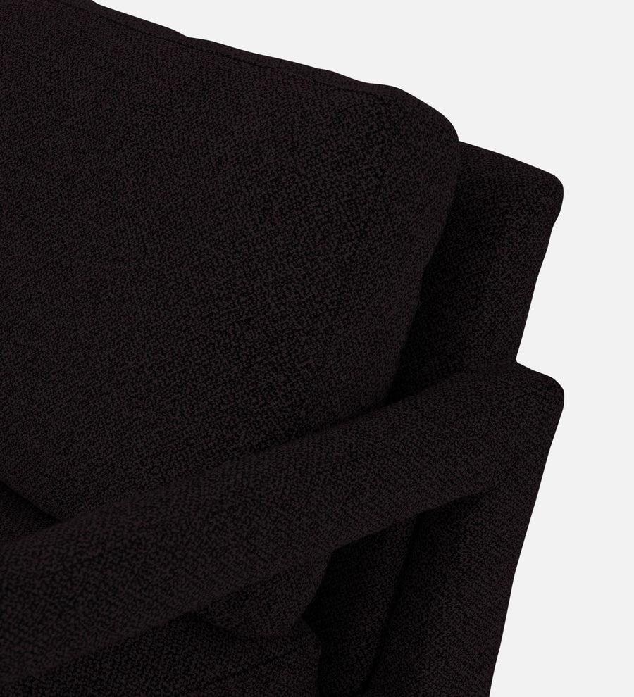 Olsen Fabric Arm Chair In Cara Brown Colour - Febonic Living