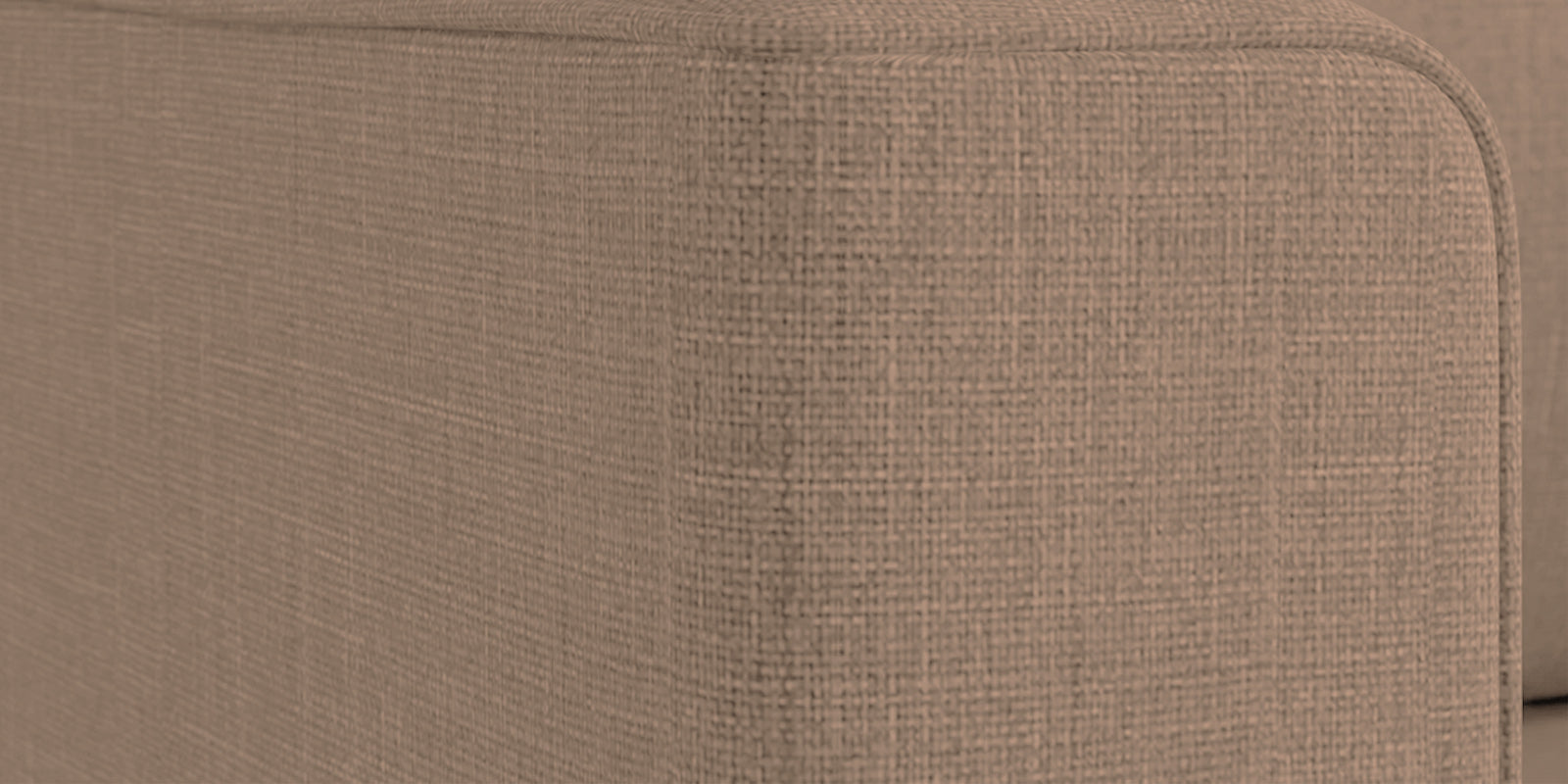 Kenia Fabric 2 Seater Foldable Sofa Cum Bed In Cookie Beige Colour - Febonic Living
