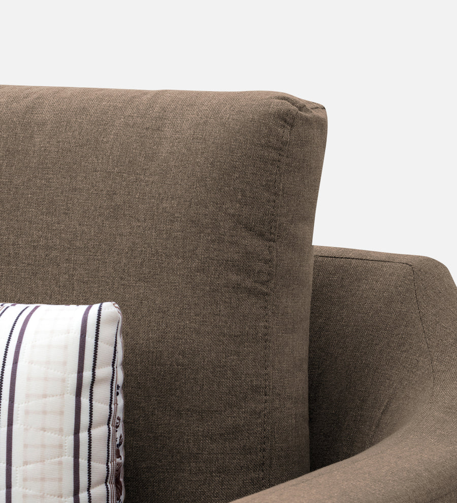 Kevin Fabric 1 Seater Sofa In Cookie Beige Colour - Febonic Living