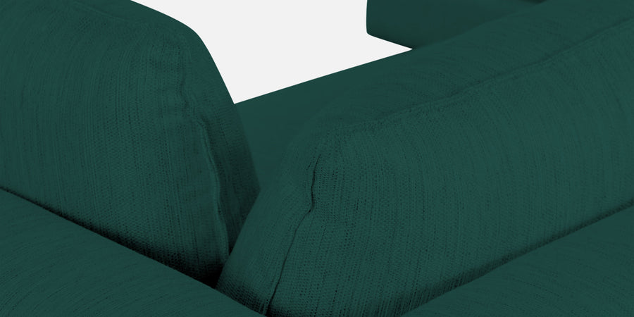 Ziggy Fabric Lhs Sectional Sofa 3 Lounger In Sage Green Colour - Febonic Living