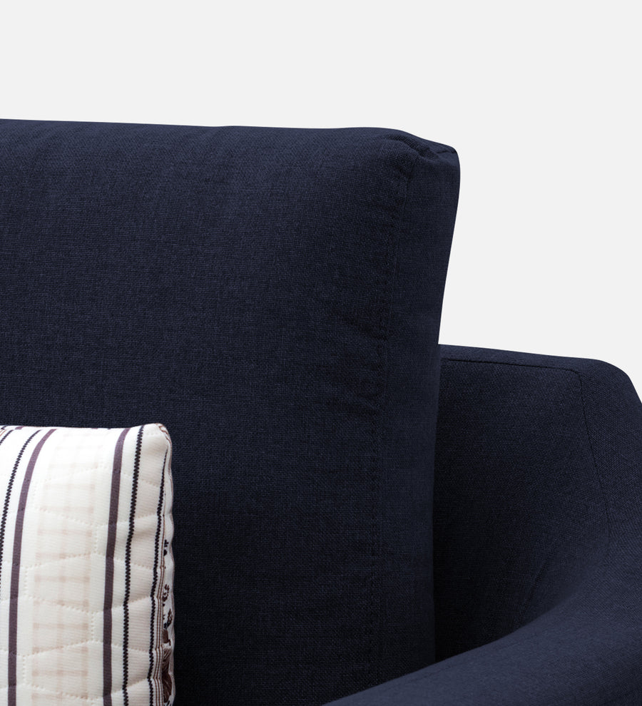 Kevin Fabric 1 Seater Sofa In Royal Blue Colour - Febonic Living