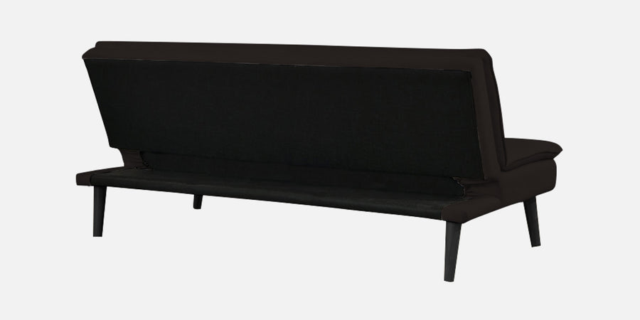 Toner Fabric 3 Seater Convertible Sofa Cum Bed In Cara Brown Colour - Febonic Living