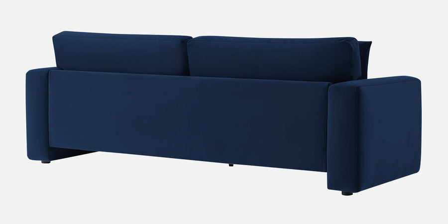 Kosta Velvet 3 Seater Sofa In Imperial Blue Colour - Febonic Living
