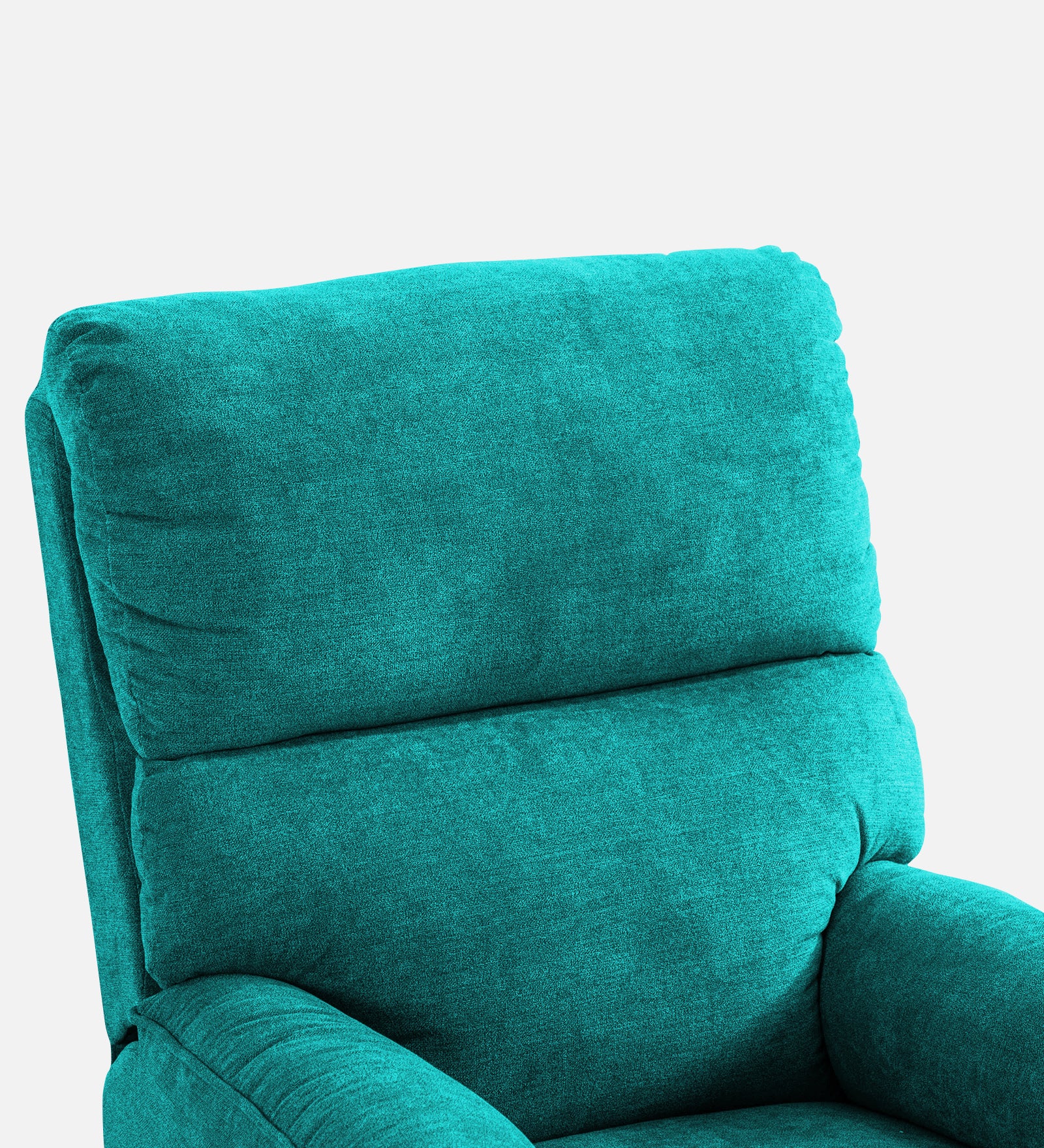 Abby Fabric Manual 1 Seater Recliner In Sea Green Colour