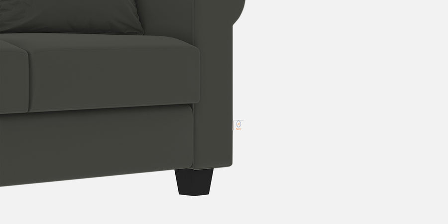Numonk Velvet 3 Seater Sofa In Hory Grey Colour - Febonic Living