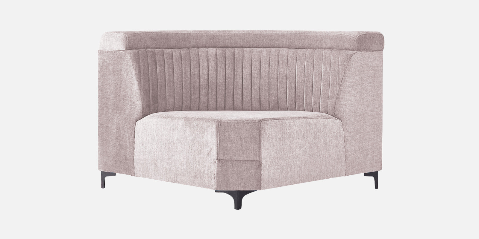 Draco Fabric Corner Sofa in Orchid Beige Colour