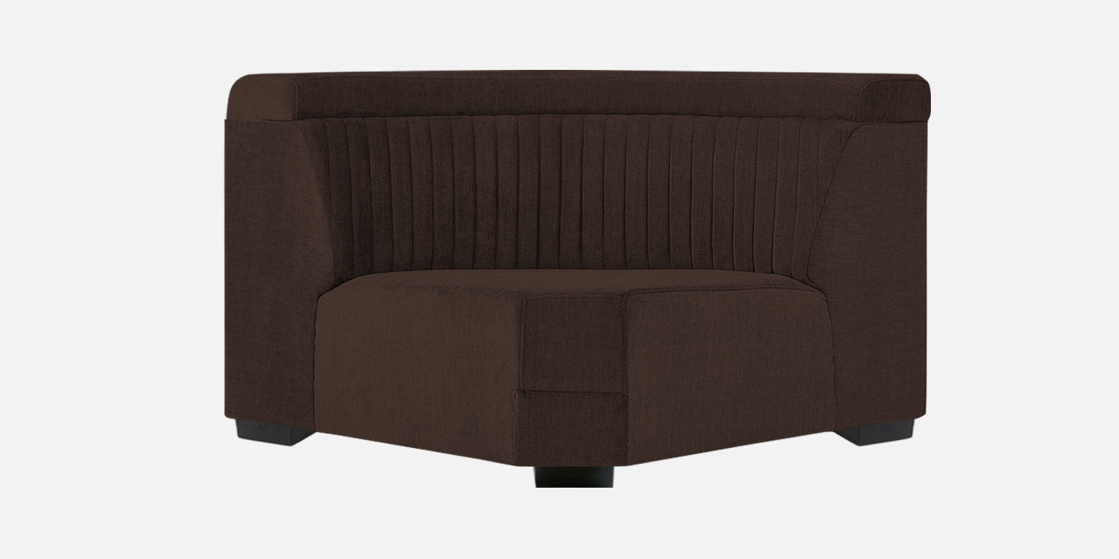 Draco Fabric 6 Seater Corner Sofa In Coffee Brown Colour - Febonic Living