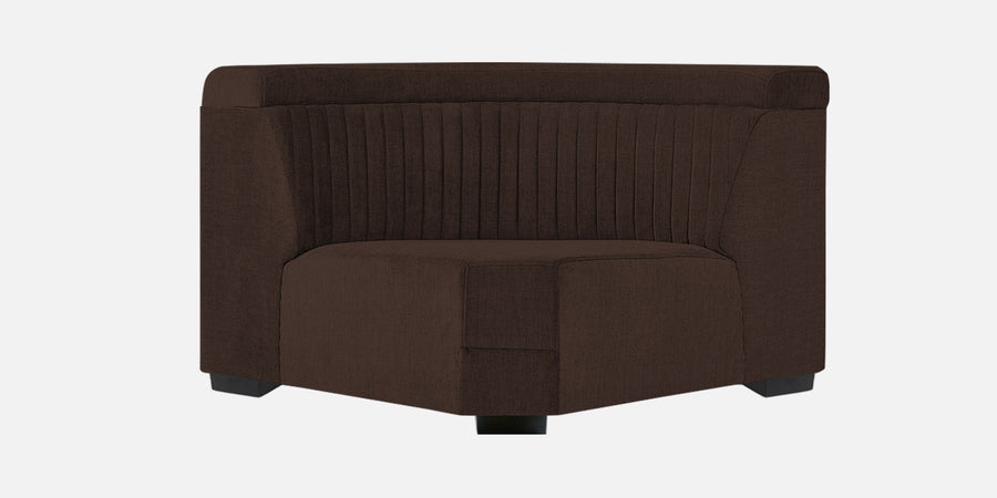 Draco Fabric 6 Seater Corner Sofa In Coffee Brown Colour - Febonic Living