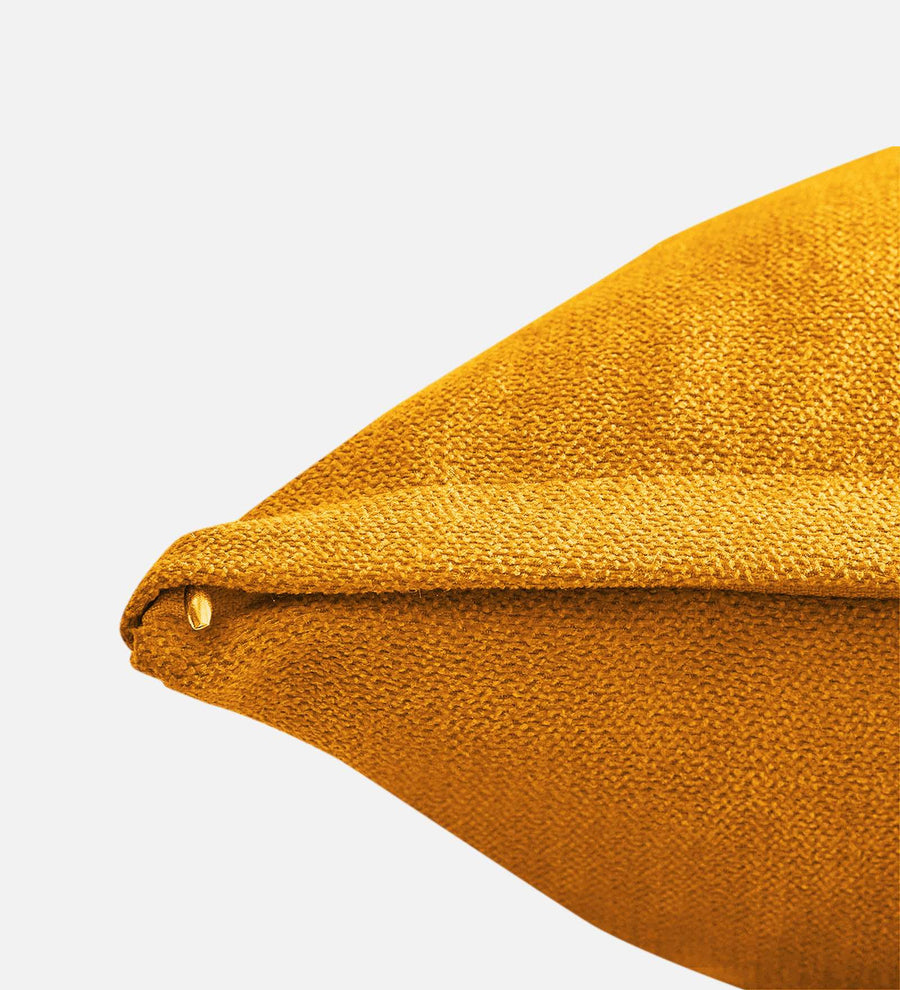 Kaya Fabric 20X20In Sofa Pillows In Bold Yellow Colour Pack Of 2 - Febonic Living