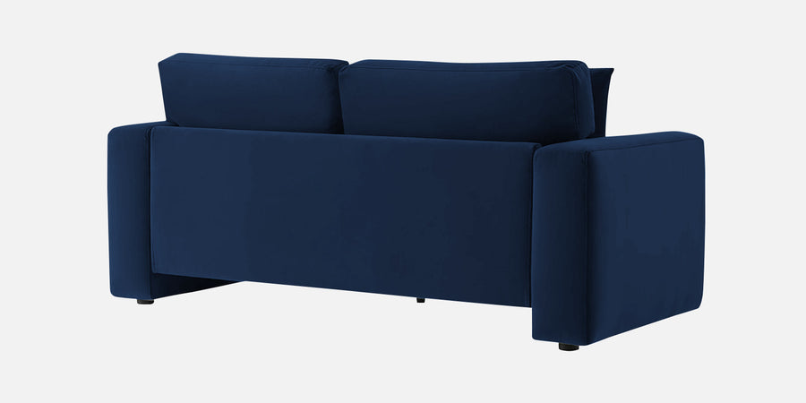 Kosta Velvet 2 Seater Sofa In Imperial Blue Colour - Febonic Living