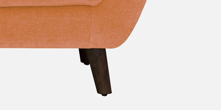 German Fabric 3 Seater Sofa In Dark Orange Colour - Febonic Living