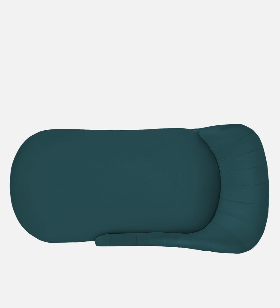 Flora Velvet Lhs Chaise Lounger In Arabian Green Colour - Febonic Living
