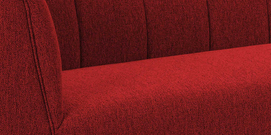 Chastin Fabric 2 Seater Sofa In Blood Maroon Colour - Febonic Living
