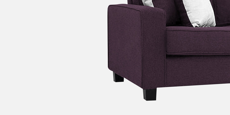 Ladybug Fabric 3 Seater Sofa In Greek Purple Colour - Febonic Living