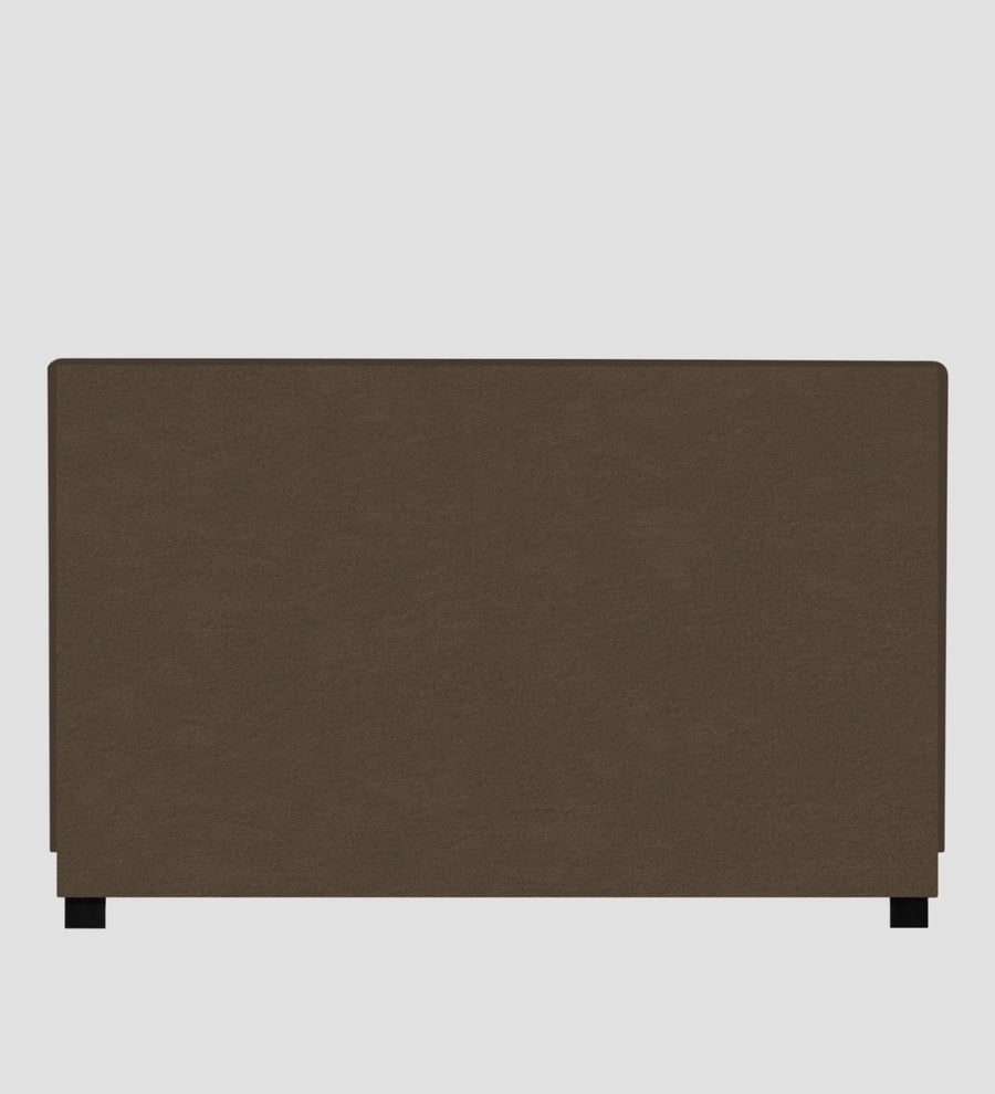 Asyra Velvet Upholstered King Size Bed In Shade Brown Colour With Box Storage - Febonic Living