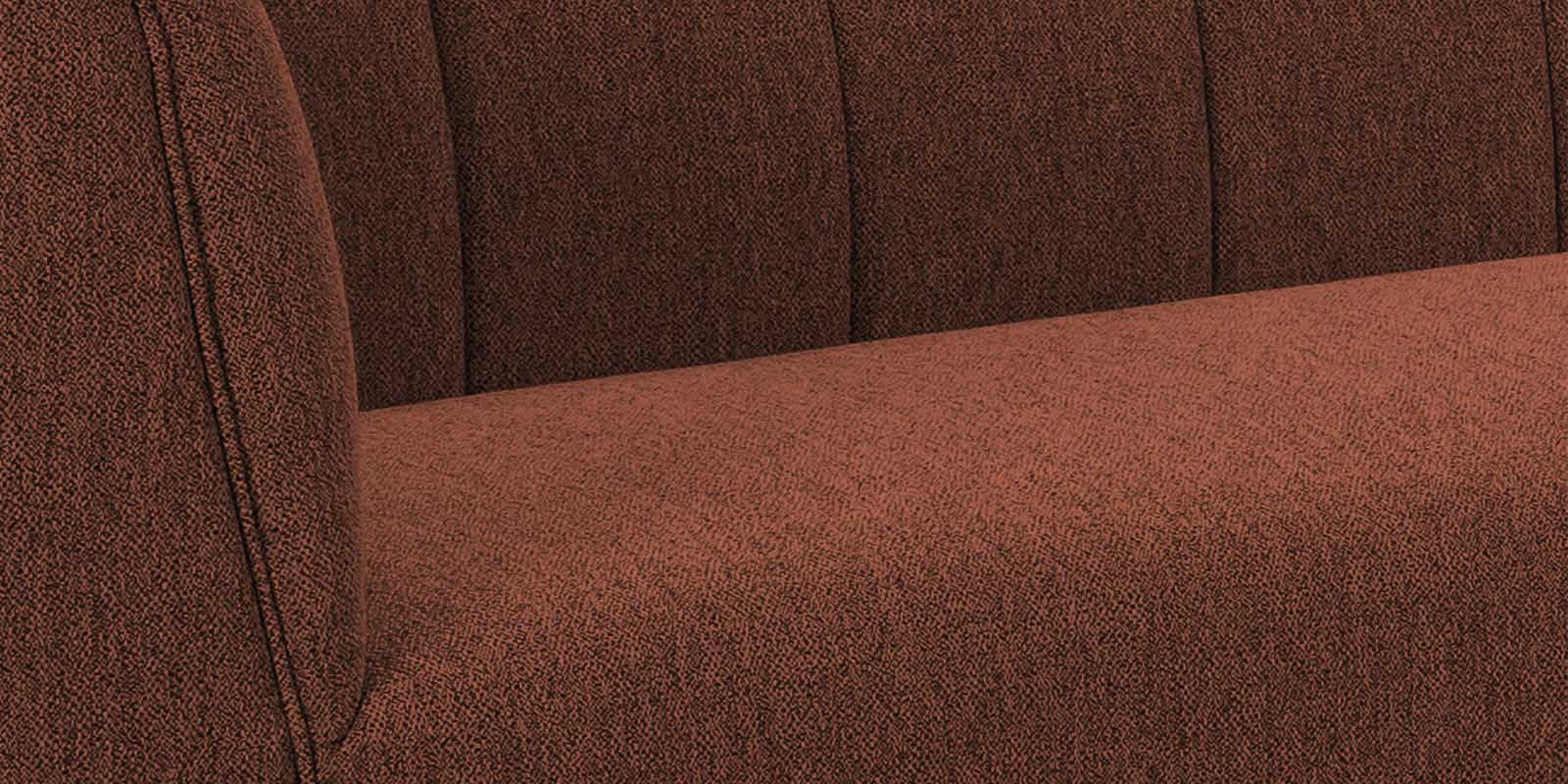 Chastin Fabric 2 Seater Sofa in Coffee Brown Colour