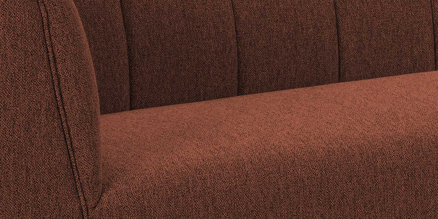 Chastin Fabric 2 Seater Sofa In Coffee Brown Colour - Febonic Living