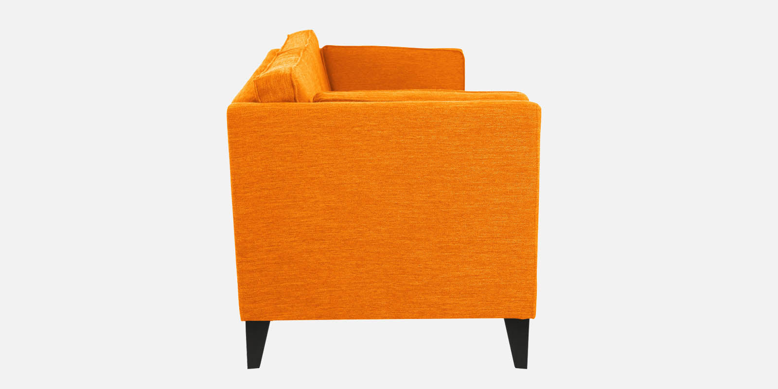 Nigar Fabric 3 Seater Sofa in Vivid Orange Colour