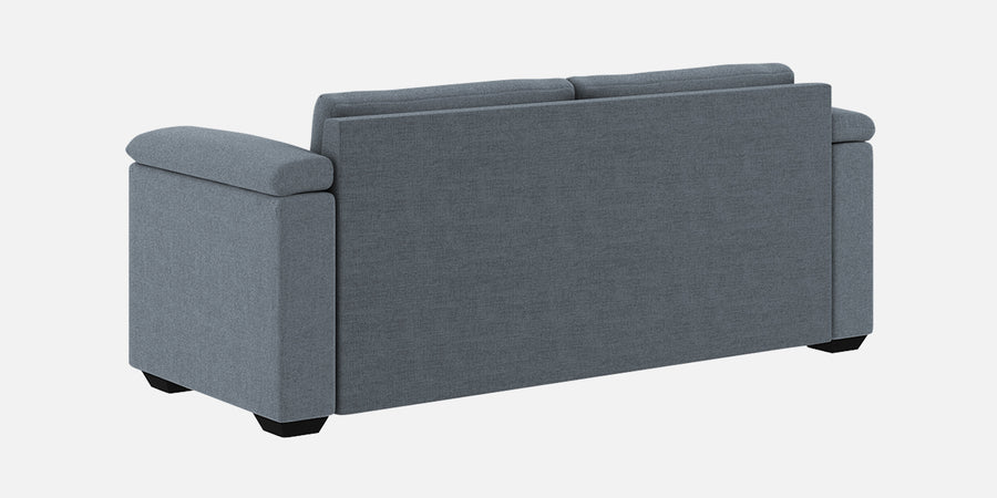 Andres Fabric 3 Seater Sofa In Indigo Blue Colour - Febonic Living