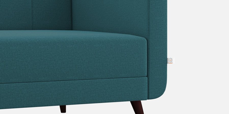 Wiki Velvet 3 Seater Sofa In Arabian Green Colour - Febonic Living