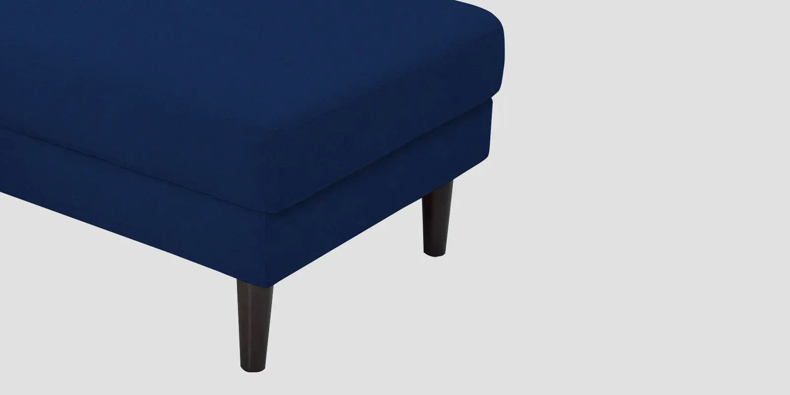 Creata Fabric LHS Sectional Sofa (2+Lounger) In Royal Blue Colour Febonic Living