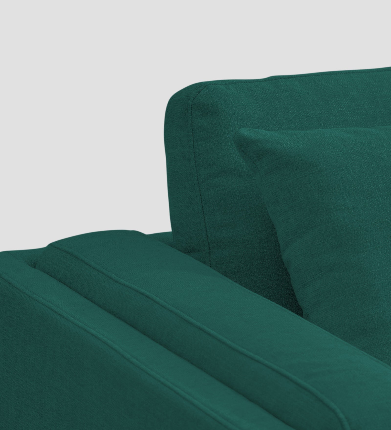 Borry Fabric 1 Seater Sofa in Sage Green Colour - Febonic Living